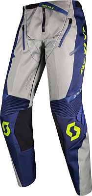 Scott X-Plore S22, Textilhose - Blau/Hellgrau/Neon-Gelb - 28 von Scott