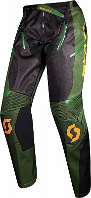 Scott X-Plore S22, Textilhose - Schwarz/Dunkelgrün/Orange - 28 von Scott