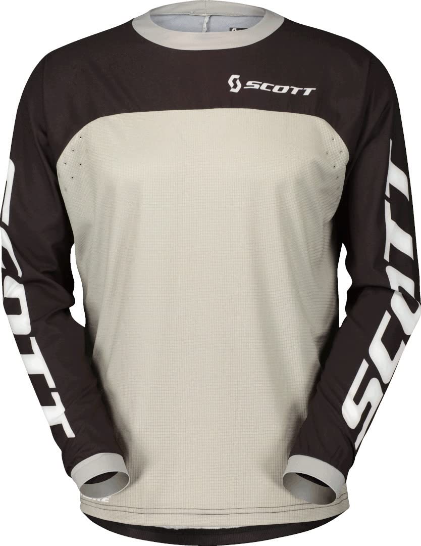 Scott X-Plore Swap MX Motocross Jersey/DH Fahrrad Trikot lang grau/schwarz 2025: Größe: L (50/52) von Scott