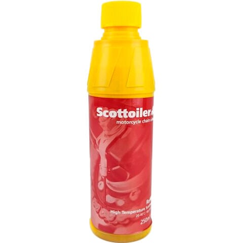 Scottoiler Scottoil Kettenöl rot 20-40°C 250ml von Scottoiler