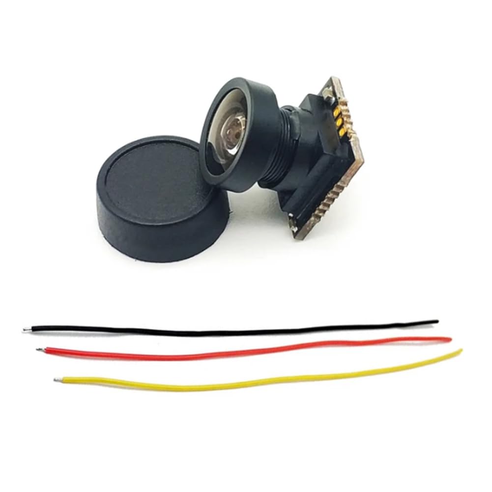 Sctecoau 5,8 G CMOS 800TVL Mini-FPV-Kamera, Stromversorgung 5 V PAL, 170-Grad-Videokamera, Einstellbar für RC FPV Racing Drone von Sctecoau