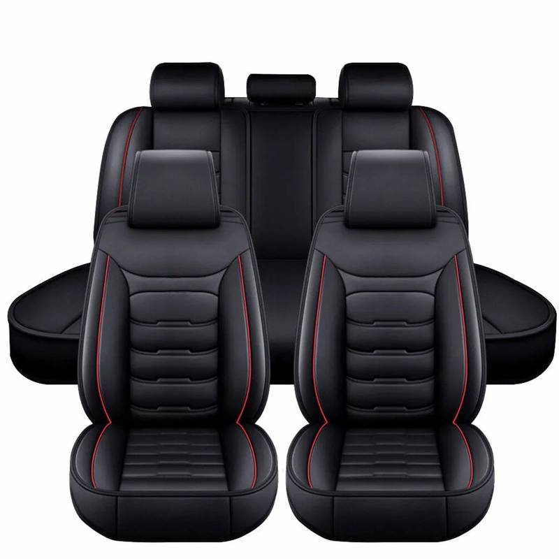 Full Set Auto Sitzbezüge für Audi A5 Sportback Phase II,Wasserdichtes VerschleißFest Leder Auto Sitzschutz,5 Stück Autositzbezüge von SePkus