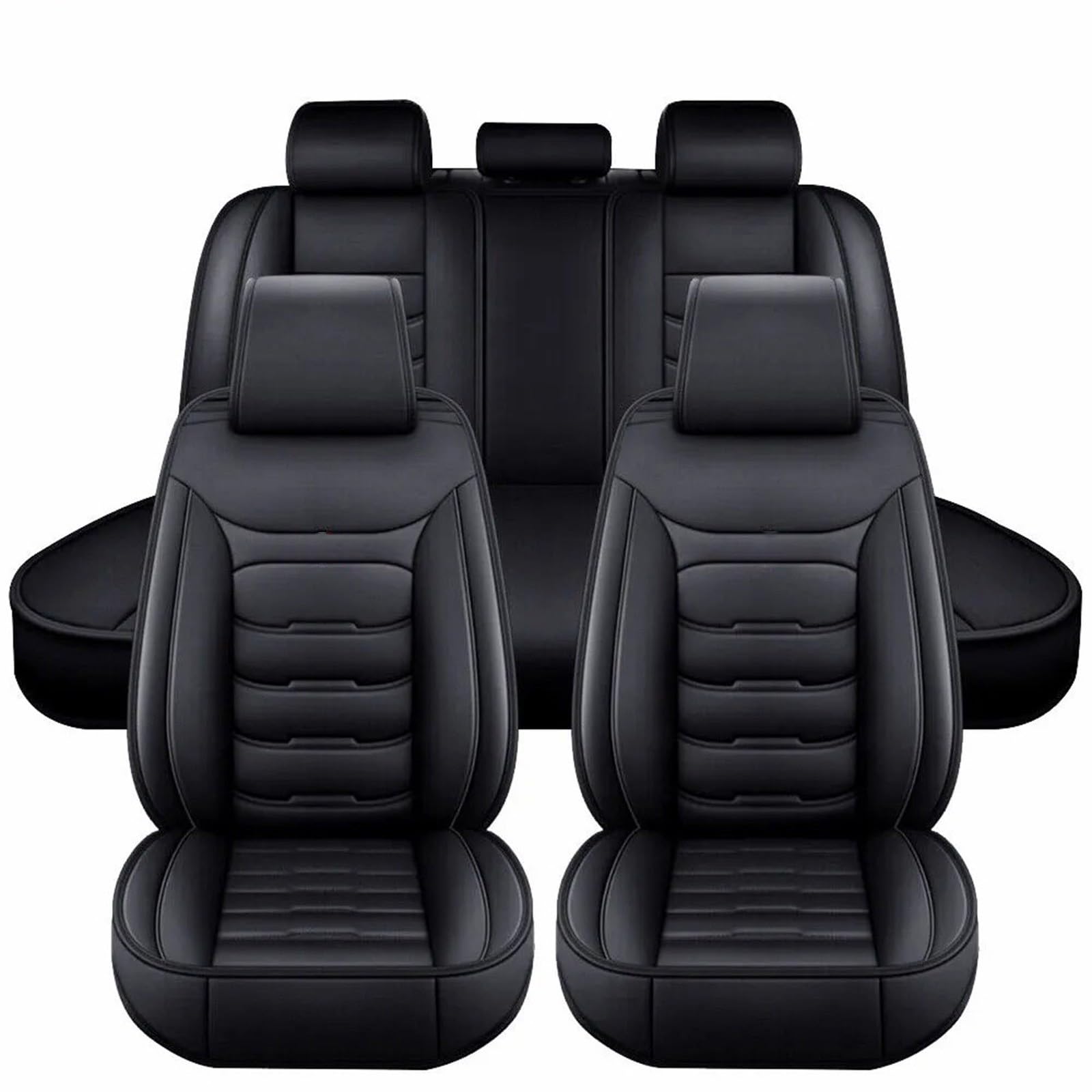 Full Set Auto Sitzbezüge für Audi A6 (C5) Avant,Wasserdichtes VerschleißFest Leder Auto Sitzschutz,5 Stück Autositzbezüge von SePkus