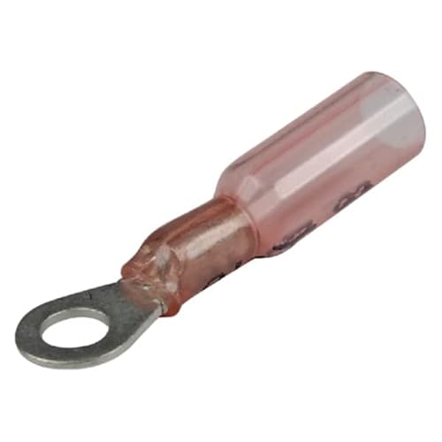 Seachoice 50 – 60141 Anschluss flach Ring verschrumpft, Rot, 0,326 – 0,823 mm2, Befestigung 3,5 mm von SEACHOICE