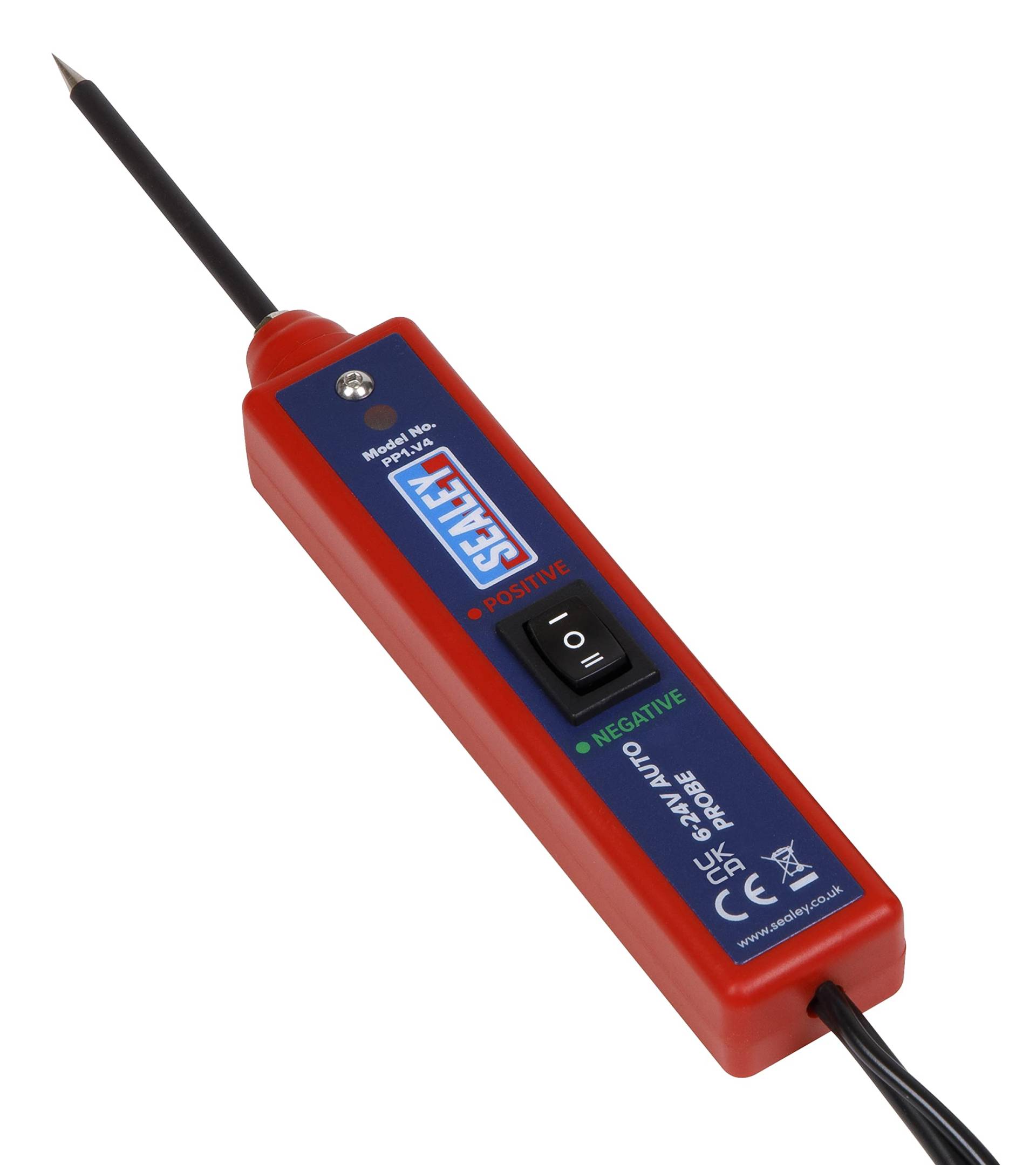 Sealey PP1 Autosonde, 6 V-24 V, 260 mm x 157 mm x 55 mm, Rot von Sealey