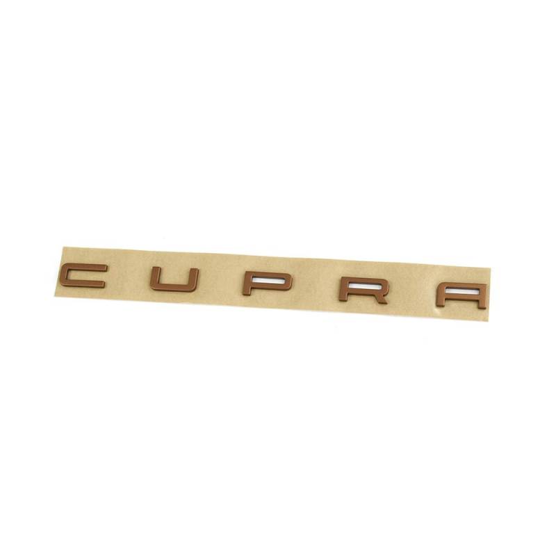 Schriftzug CUPRA Ateca Heckklappe Tuning Emblem Aufkleber Kupfer von Seat