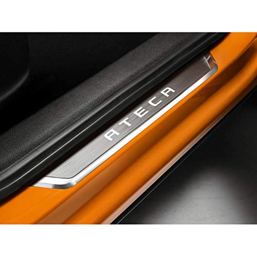 Seat 575071691 Einstiegsleisten INOX vorn Design Edelstahl Leisten Dekor, mit Ateca Schriftzug von Seat