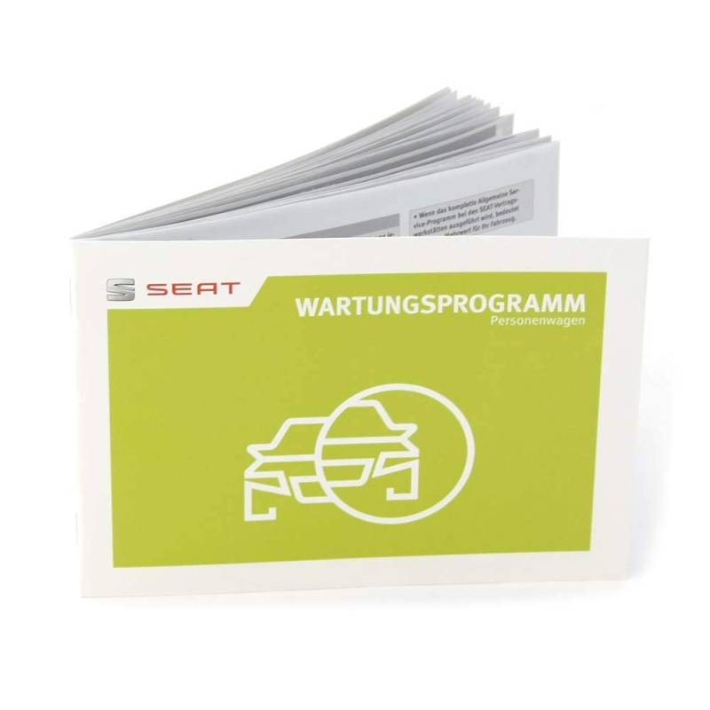 Seat 5F0012705SB Wartungsbuch Inspektion Serviceheft Scheckheft Wartungsprogramm von Seat