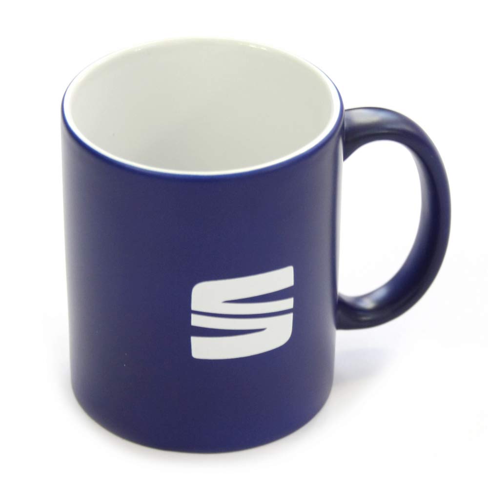 Seat 6H1069601KAJ Tasse blau Kaffeetasse Keramiktasse Becher von Seat