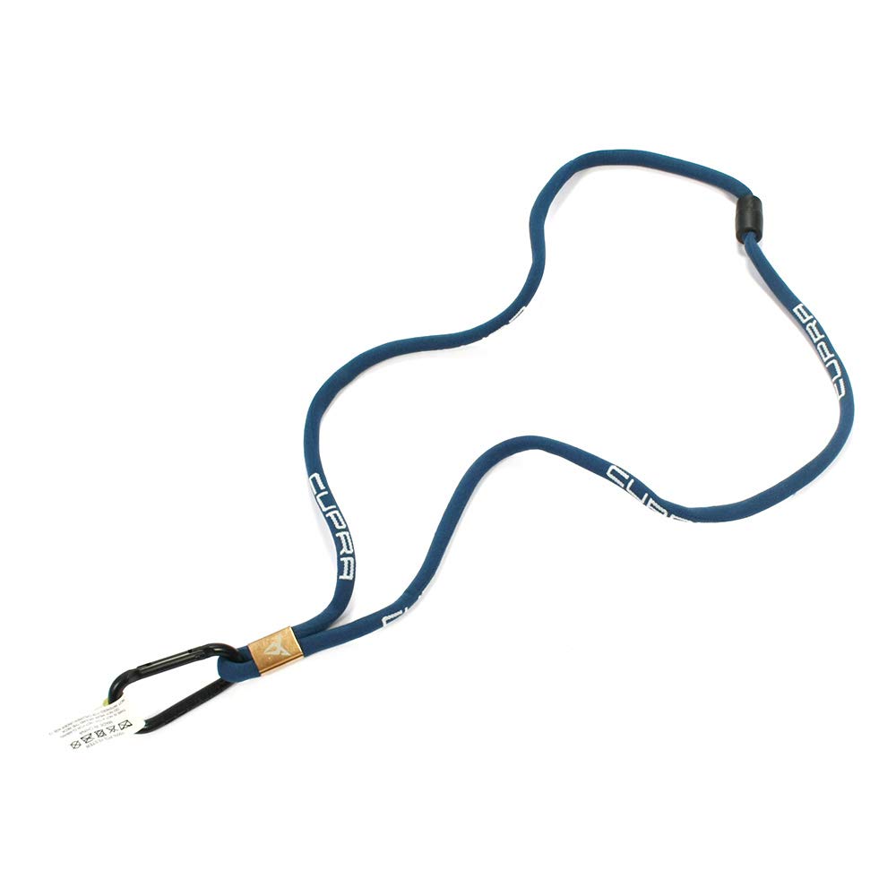 Seat 6H2087610IAJ Cupra Schlüsselband Lanyard Keyholder Karabiner, Blau von Seat