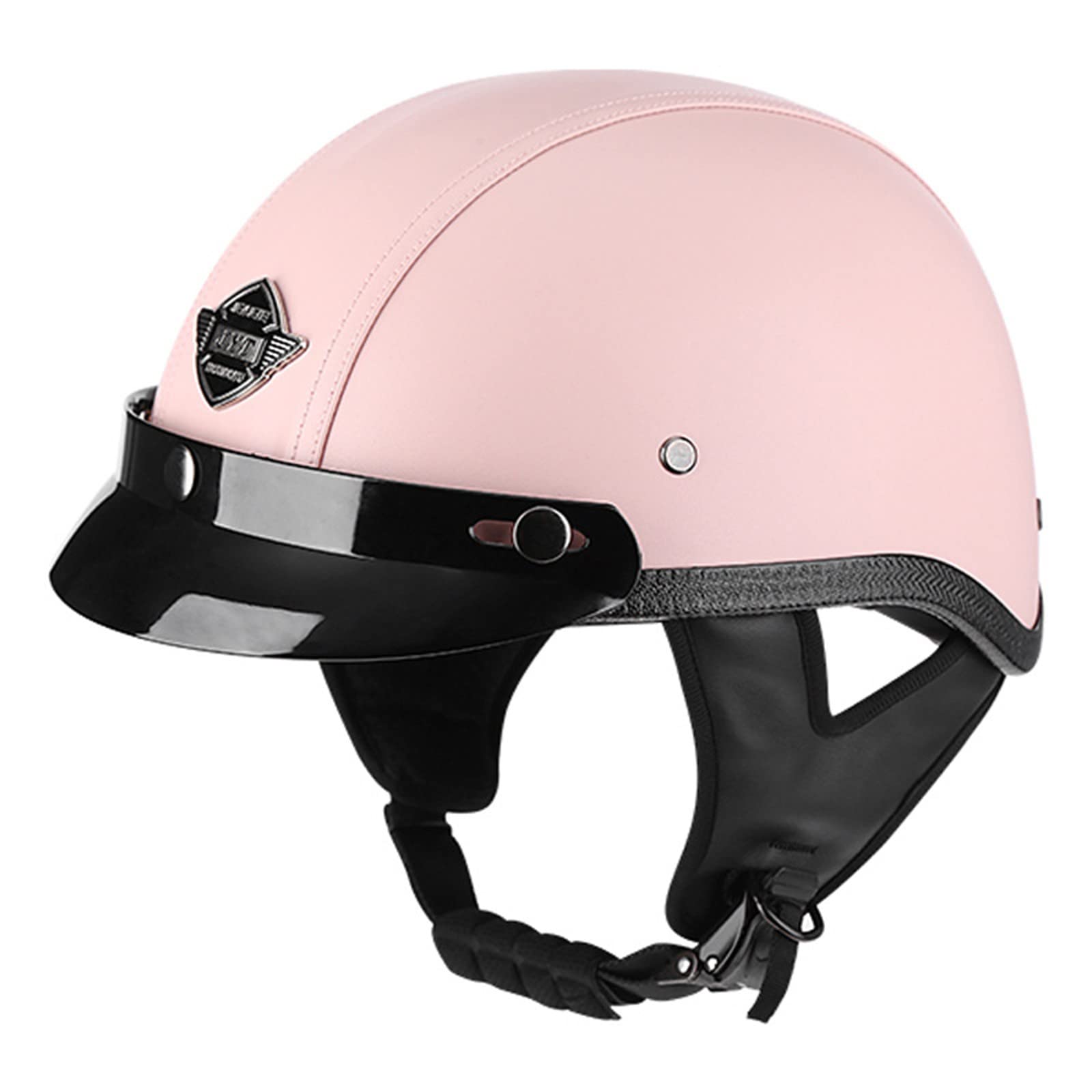 Halbschalenhelm Retro Halbschale Scooter Helm Halbhelm Jet-Helm mit Schutzbrille ECE Zertifizierun, Adult Vintage Jethelm, für Scooter Moped Biker Cruiser 10,XL von Sebasty