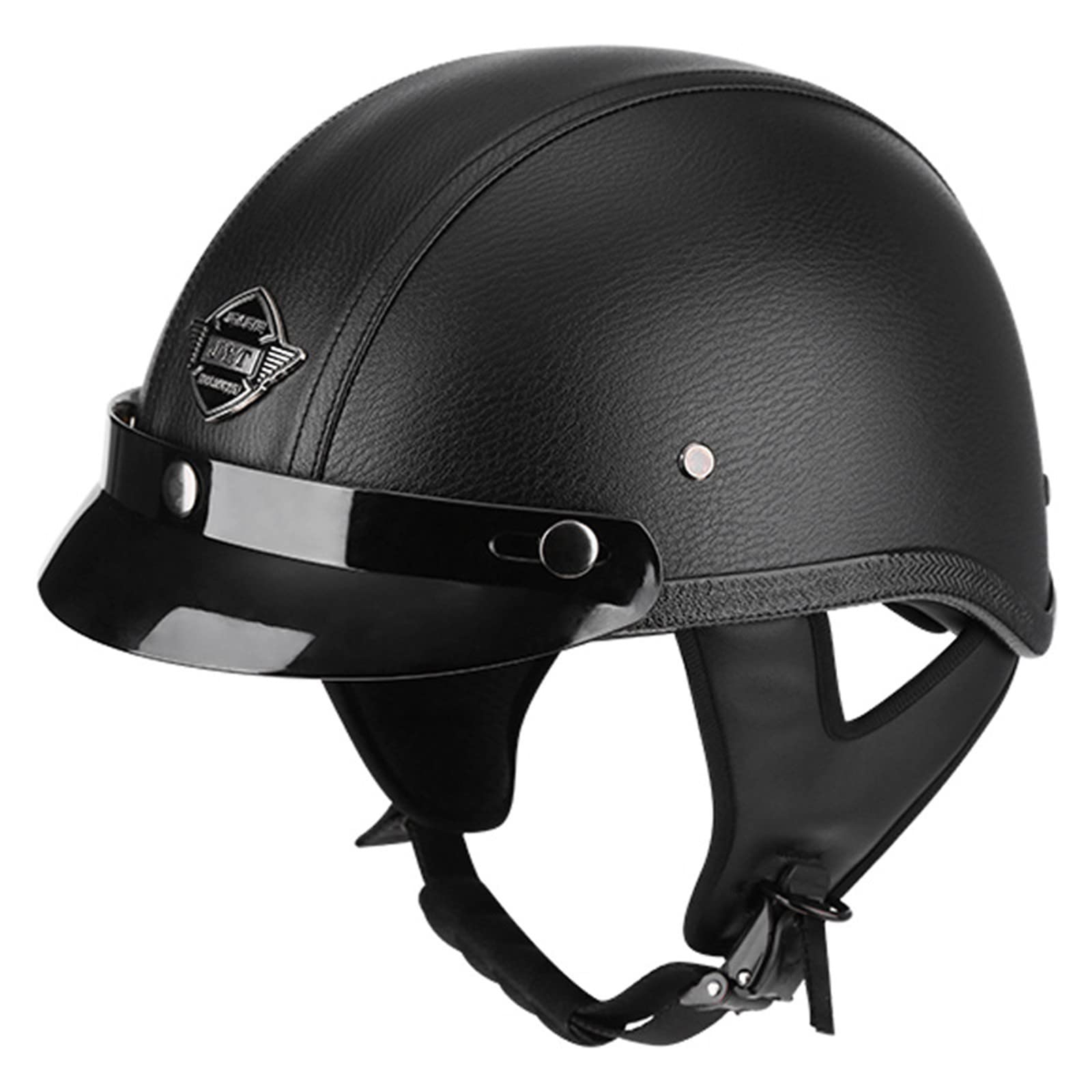 Halbschalenhelm Retro Halbschale Scooter Helm Halbhelm Jet-Helm mit Schutzbrille ECE Zertifizierun, Adult Vintage Jethelm, für Scooter Moped Biker Cruiser 12,XL von Sebasty