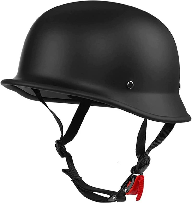 Motorrad Halbhelme Brain-Cap · Halbschale Jet-Helm Roller-Helm ECE-Zertifizierung Scooter-Helm Mofa-Helm Retro Motorrad Half Helm A,L von Sebasty