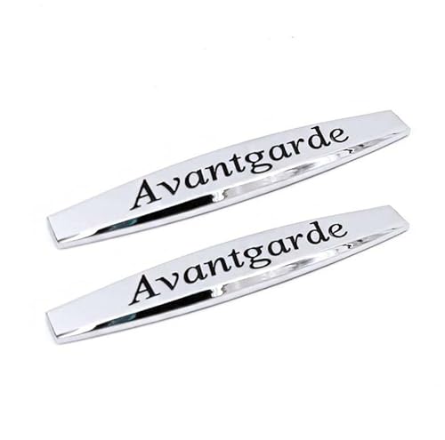 2X Avantgarde Emblem Chrom Badge Auto Aufkleber Schild car Sticker für Avantgarde von Sedcar