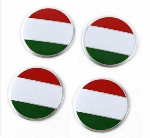 4X Felgensticker Italien Italy Italia Aufkleber Nabendeckel Nabenkappen Felgen Ø56 von Sedcar