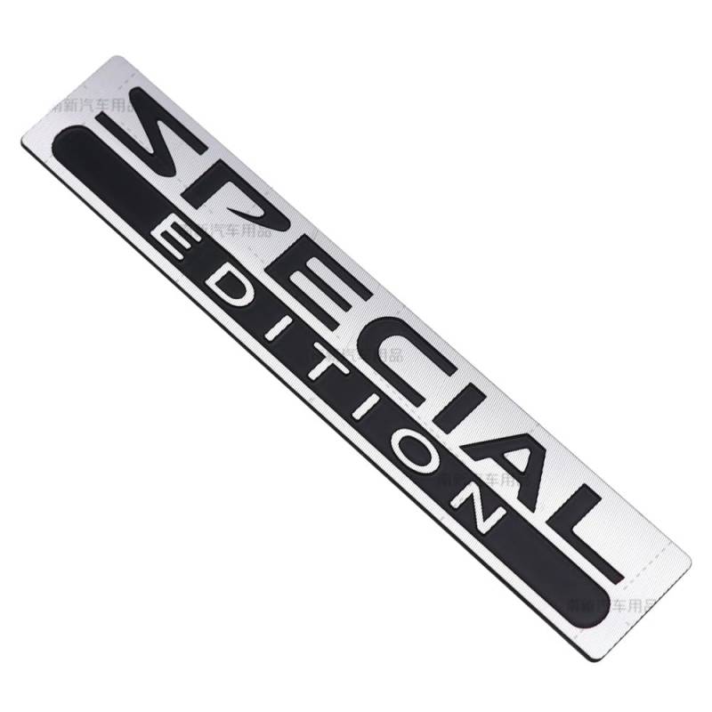 Sedcar Hochwertiges LIMITED EDITION Auto Emblem SPECIAL EDITION aus langlebigem Aluminium zur individuellen Fahrzeuggestaltung (SPECIAL 01) von Sedcar