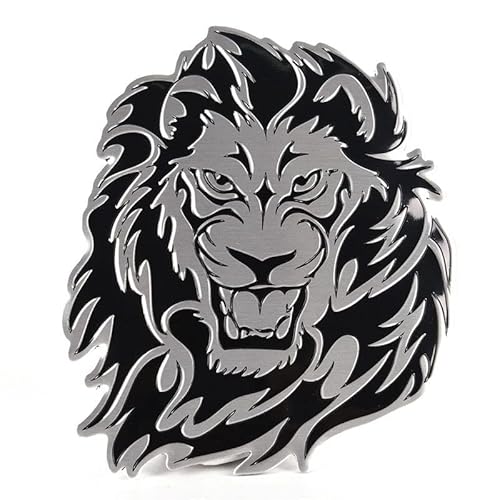 Löwe 3D car Aluminum Alloy Sticker Personality Lion Auto Logo Badge Emblem Tail von Sedcar