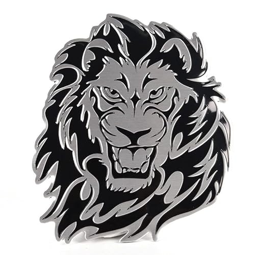Löwe 3D car Aluminum Alloy Sticker Personality Lion Auto Logo Badge Emblem Tail von Sedcar