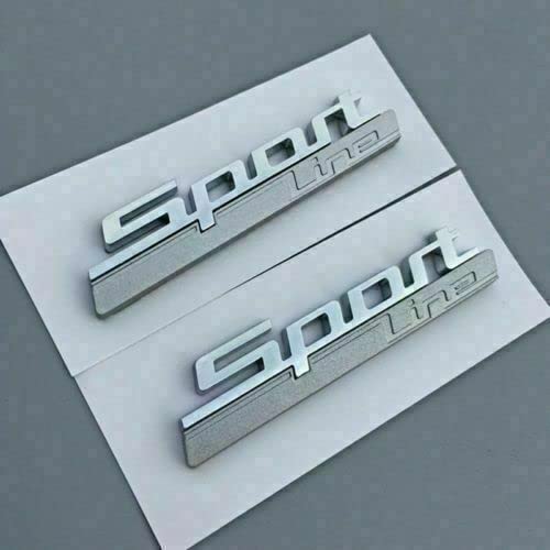 Sport Line Emblem Auto Schriftzug Aufkleber Badge Sport Line 8.2 x 1.7cm von Sedcar