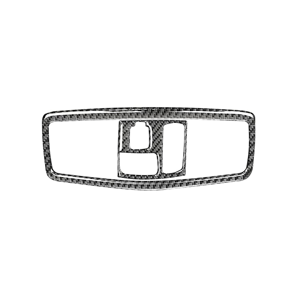 Sefdrert Für 2008–2015 Kohlefaser-Auto-Front-Leselicht-Panel-Lampen-Aufkleber, Abdeckung, Zierrahmen-Zubehör, B von Sefdrert