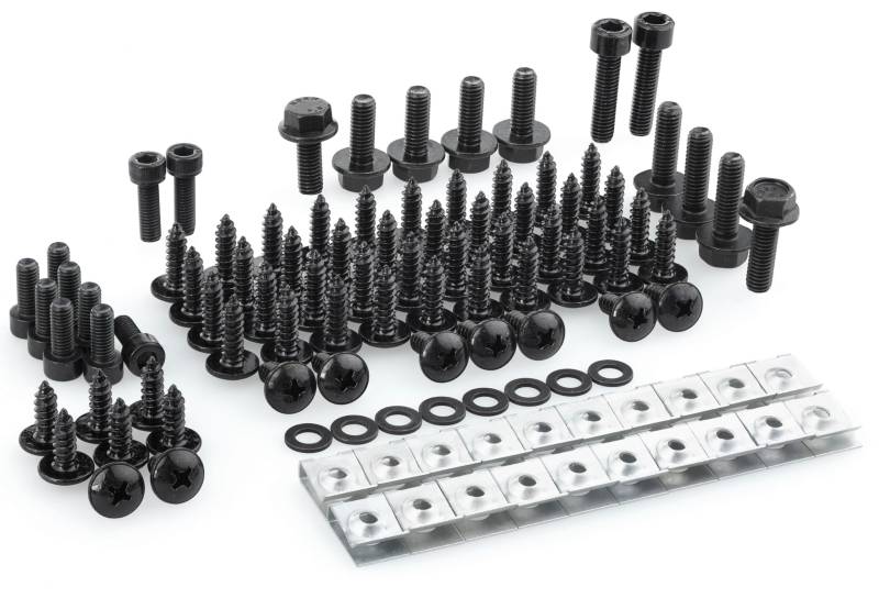 Verkleidungsschrauben und Clipse Yamaha Aerox MBK Nitro schwarz Schrauben Clips von SEGO