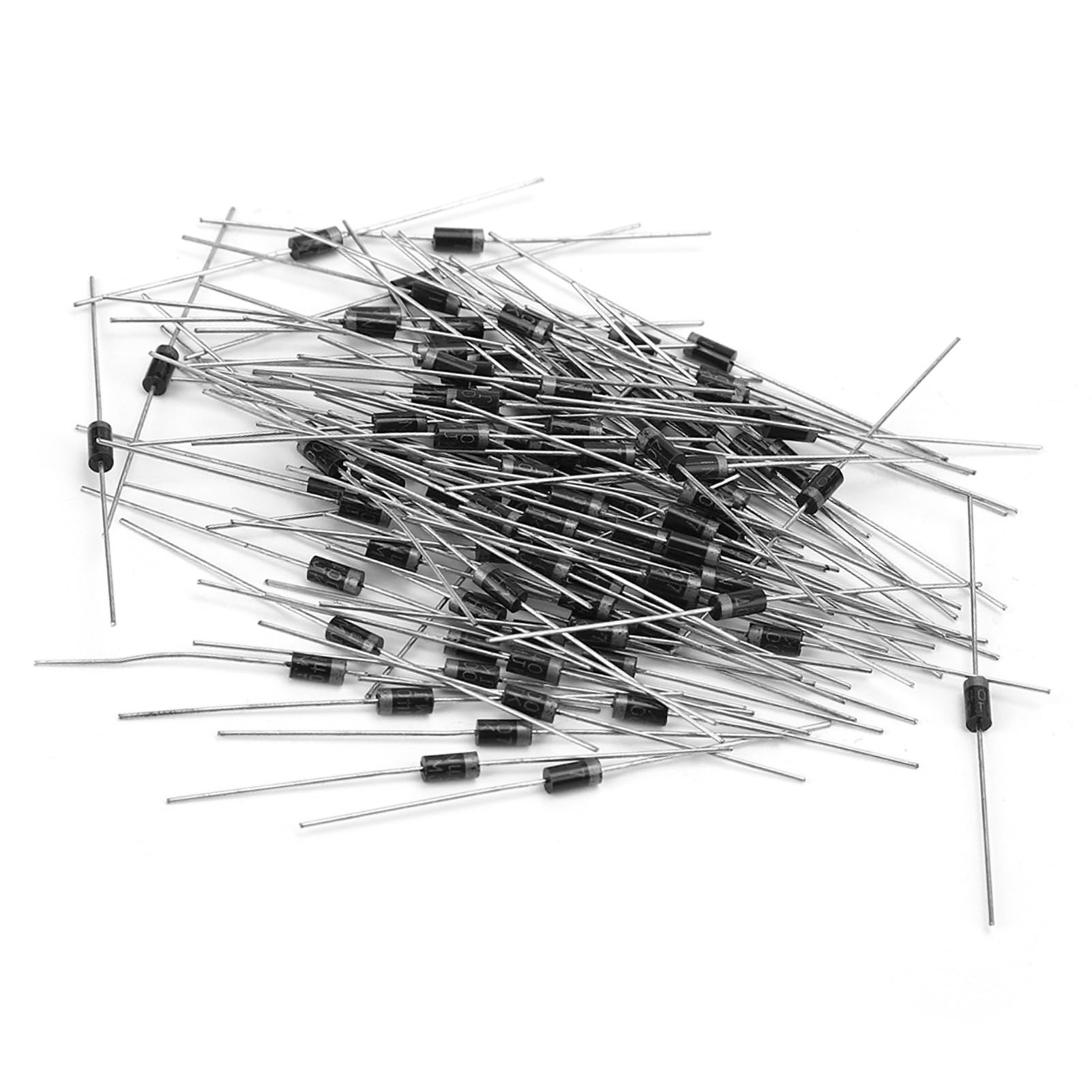 1N4007 Diode, 100pcs 1000V 1A Gleichrichterdiode, Hochspannungs -Gleichrichtungsdioden, für elektronische Schaltkreise, dauerhafte und stabile Komponenten von Segrehy