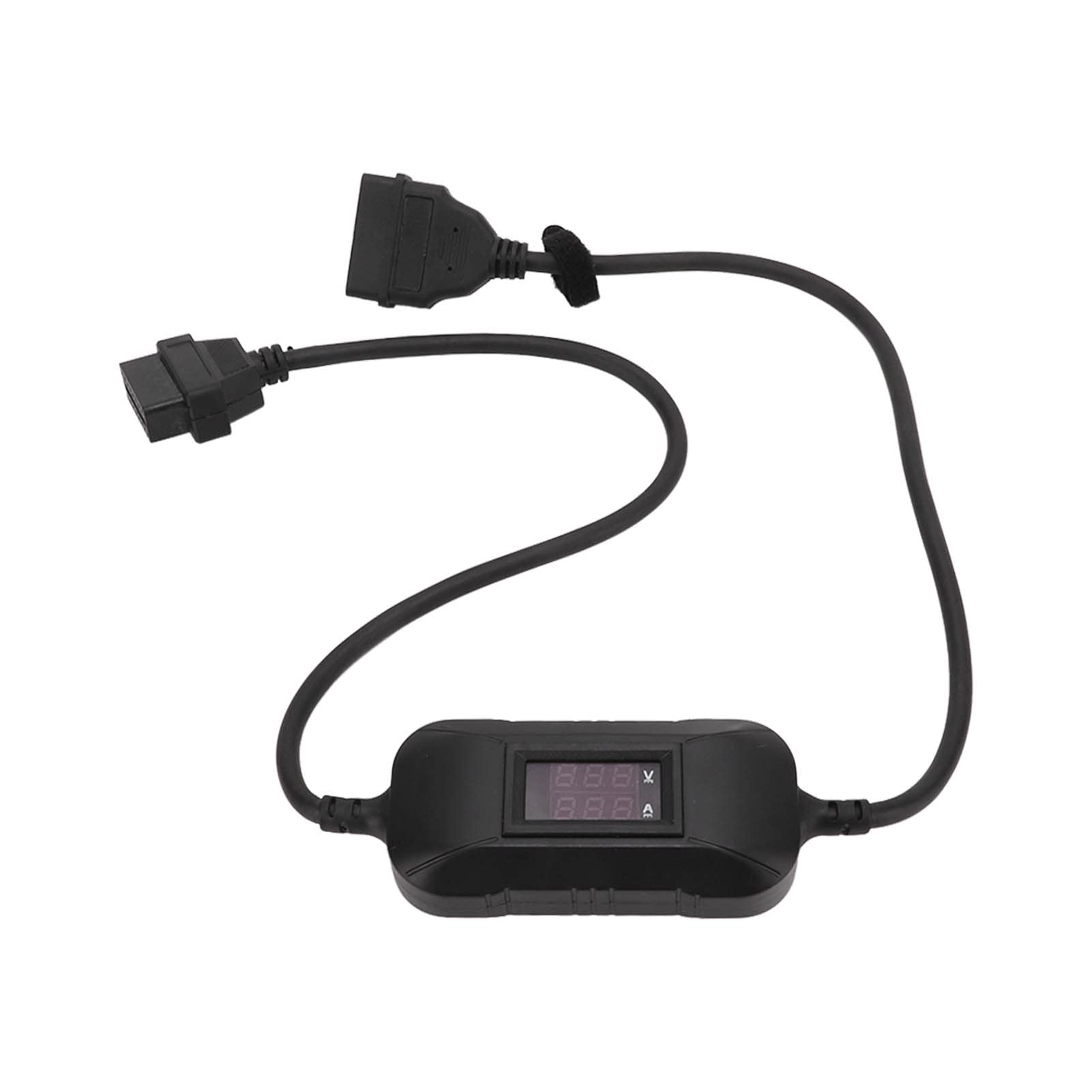 OBD2-Kabelanschluss, OBD-auf-USB-Stromkabel-Adapter, Diagnosekabel-Adapter, 12-24 V, OBD2-Scanner-Adapterkabel, Passend Für X431 Easydiag 2.0/3.0 GOLO, ABS, Hitzebeständig Für Schwere Lkw(Schwarz) von Segrehy