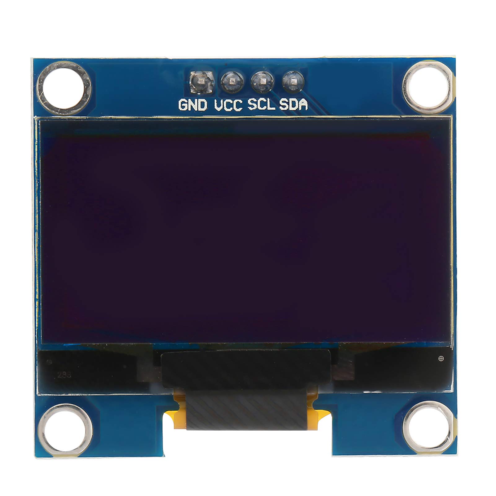 OLED -Anzeigemodul, 1,3 Zoll IIC I2C -Kommunikation, 128x64 Auflösung, weiße Textfarbe, Reaktionszeit als LCD, selbstbeleuchtetes Design von Segrehy