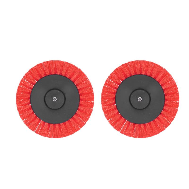 Power Clean Scrubber Pinsel, elektrische Bohrbürste Kopfbefestigung für hart zu erreichen Bereiche, 2 PCS Orange Set (Rot) von Segrehy