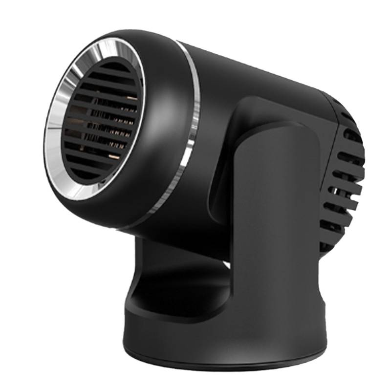 Segrehy Auto-Heizung, tragbarer Auto-Heizungs-Defroster, Auto-Heizungs-Defroster, 12 V, schnelles Aufheizen, Kühlen, hohles Design, Überhitzungsschutz, geräuscharmer (Black) von Segrehy