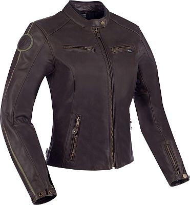 Segura Devon, Lederjacke Damen - Dunkelbraun/Dunkelgrün - T0 von Segura