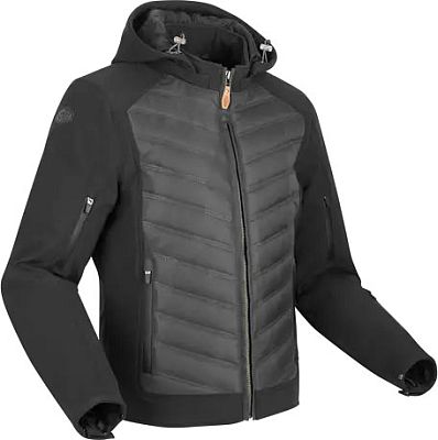 Segura Natcho 2, Textiljacke wasserdicht - Schwarz/Dunkelgrau - 3XL von Segura