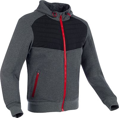 Segura Pulsor, Textiljacke - Grau/Schwarz/Rot - XL von Segura