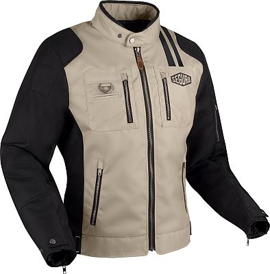 Segura Scorpio, Textiljacke wasserdicht - Schwarz/Beige - 4XL von Segura