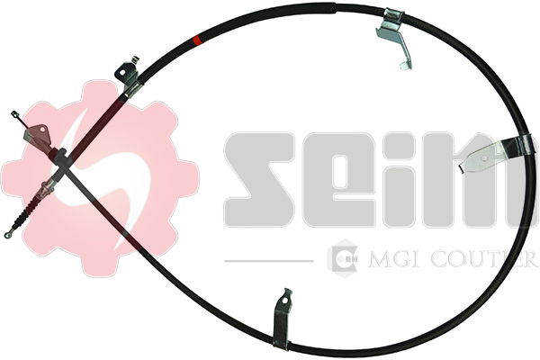 Seilzug, Feststellbremse hinten rechts Seim 555125 von Seim