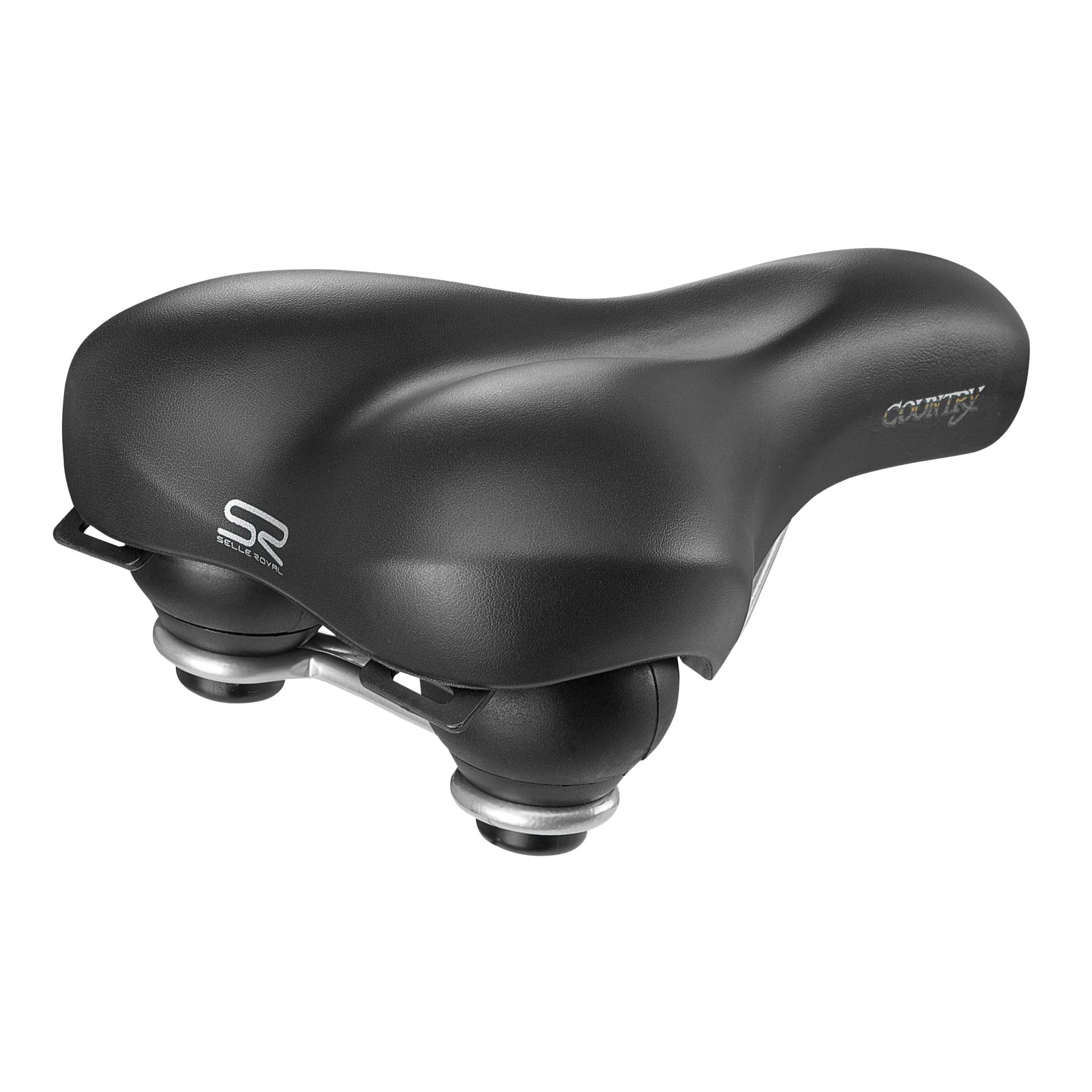 Selle Royale Herren Fahrradsattel Country schwarz von Selle Royale