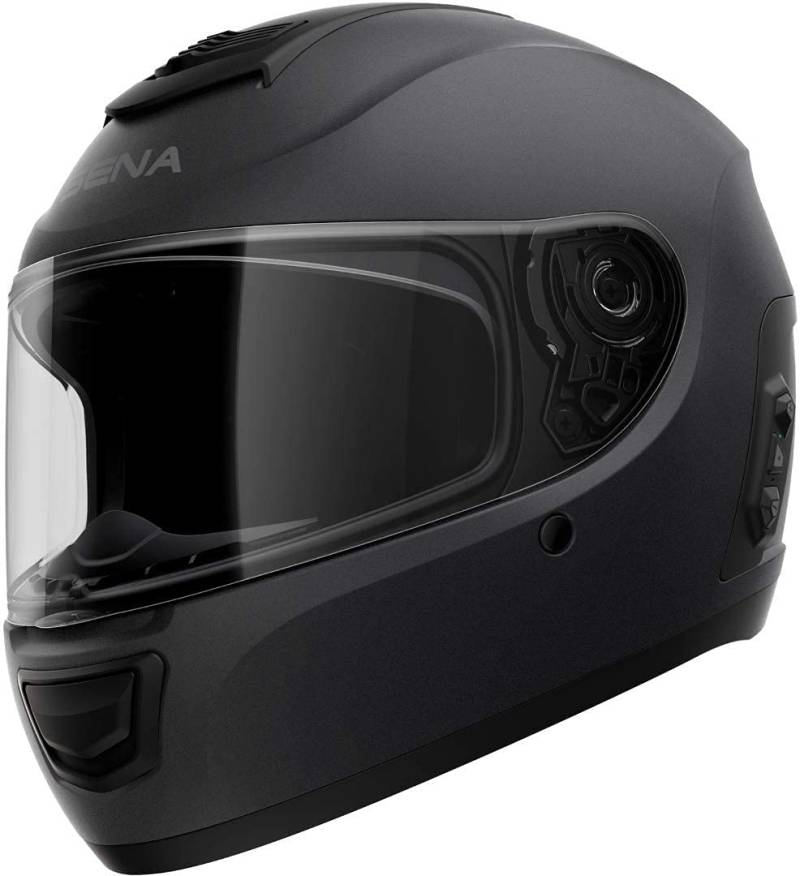 Sena MOVM-MB00L2 Helm, schwarz, L von Sena