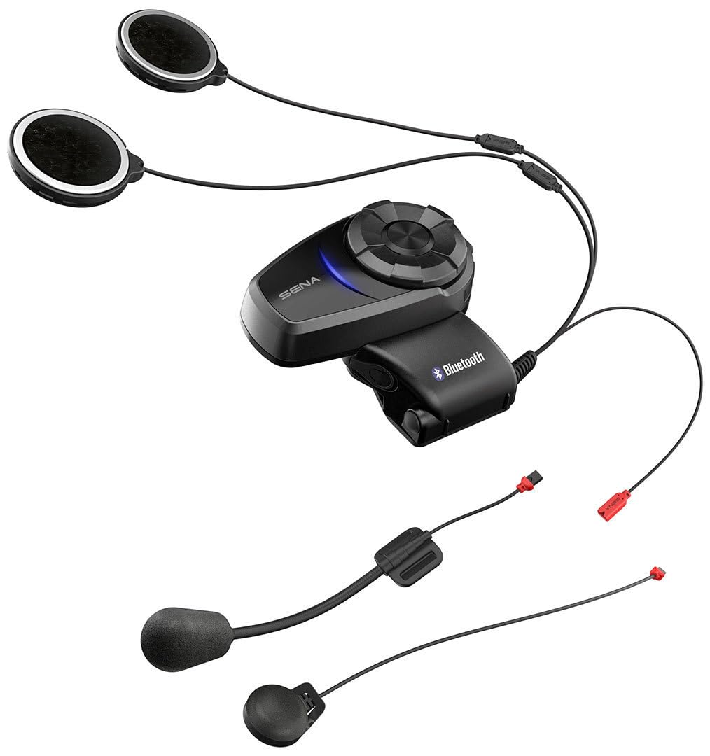 Sena 10S Bluetooth Headset Motorrad Kommunikation, Doppelpack von Sena