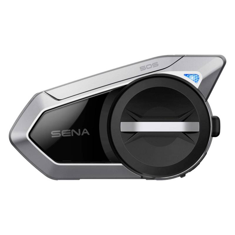 Sena 50S Motorrad Bluetooth Kommunikationssystem mit Mesh 2.0 Intercom von Sena