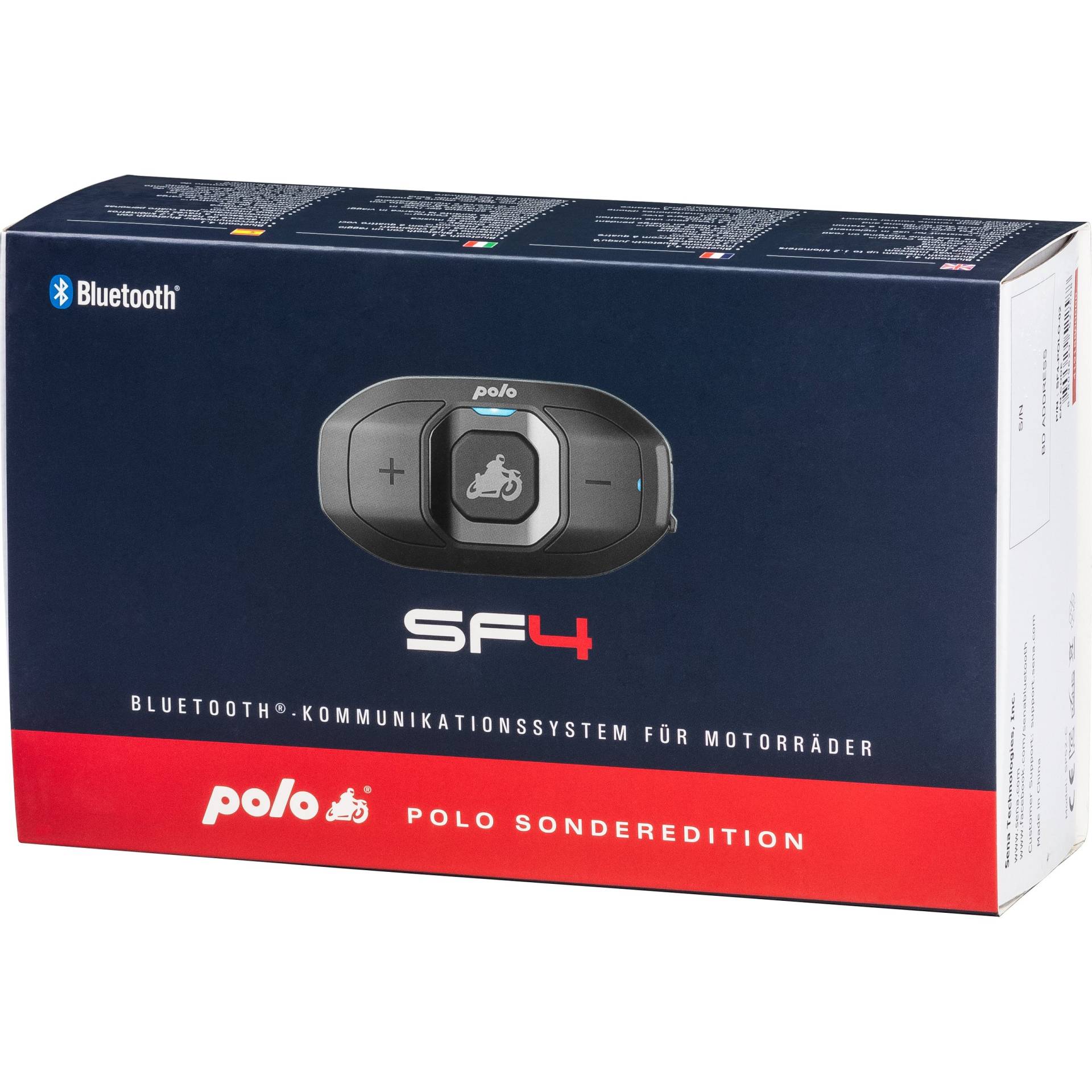 Sena Bluetooth Headset Sonderedition Single SF4 von Sena