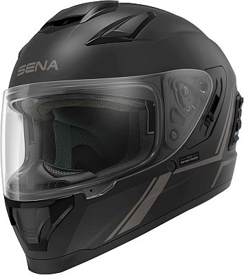 Sena Stryker, Integralhelm mit Kommunikationssystem - Matt-Schwarz - L von Sena