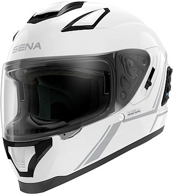 Sena Stryker, Integralhelm mit Kommunikationssystem - Weiß - L von Sena