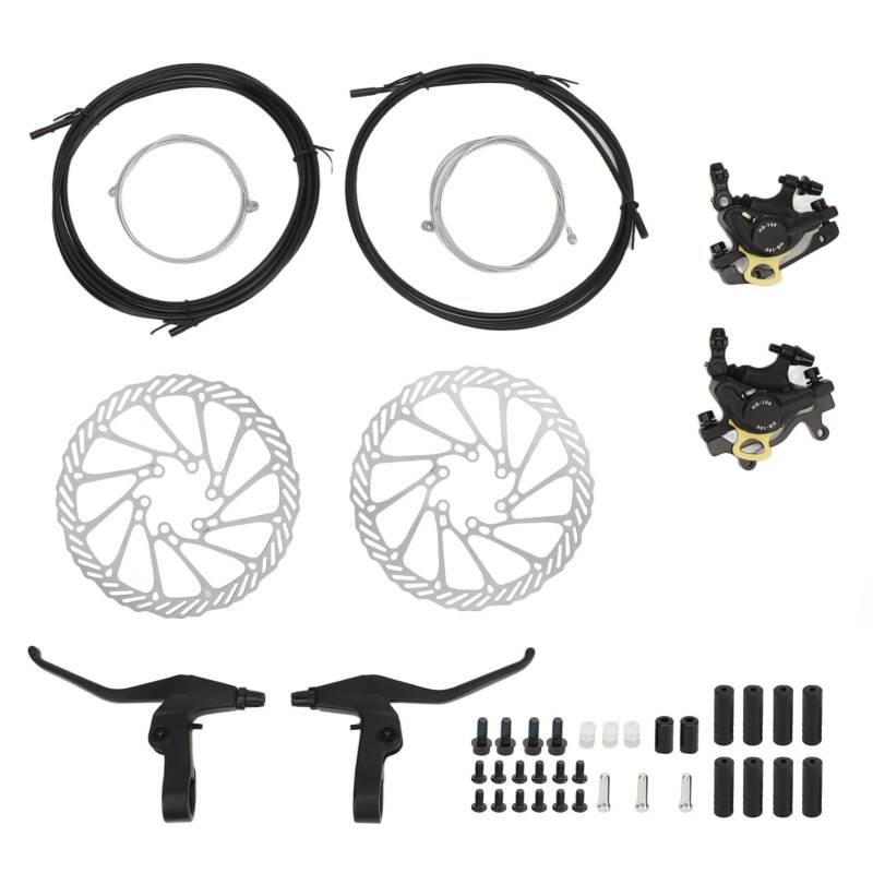 Fahrrad-Scheibenbremsen-Set, starke Bremskraft, Aluminiumlegierung, Rennrad-Scheibenbremsen-Set, Radfahren von Senrusa