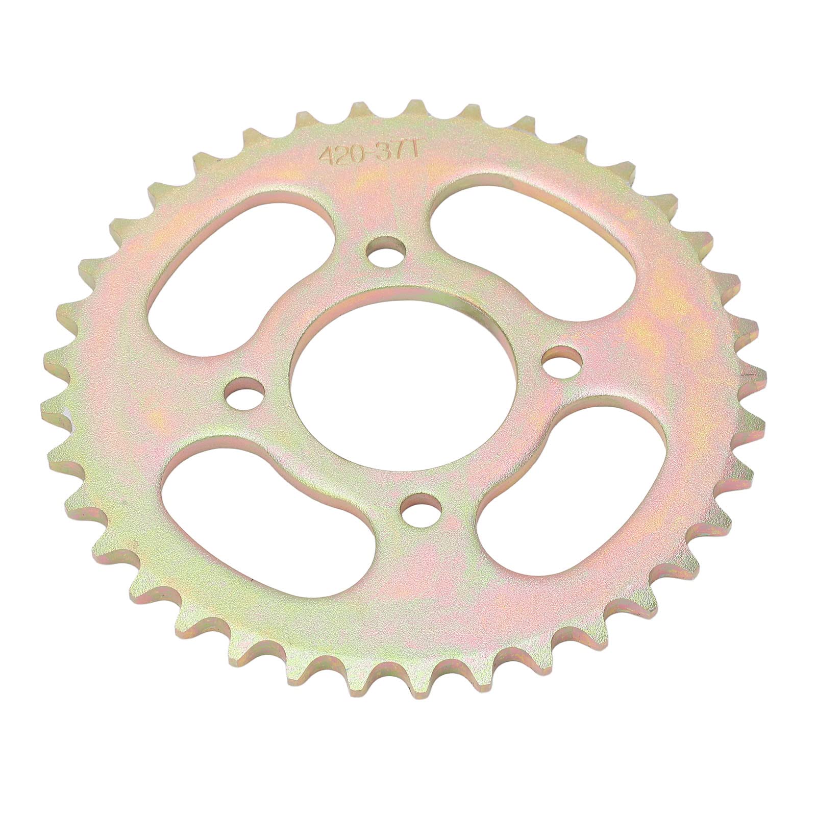 Senrusa 420 37T Motorbike Rear Sprocket Steel Motorcycle Chain Sprocket COG for DIY ATV Repair Part von Senrusa