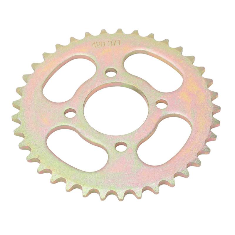 Senrusa 420 37T Motorbike Rear Sprocket Steel Motorcycle Chain Sprocket COG for DIY ATV Repair Part von Senrusa