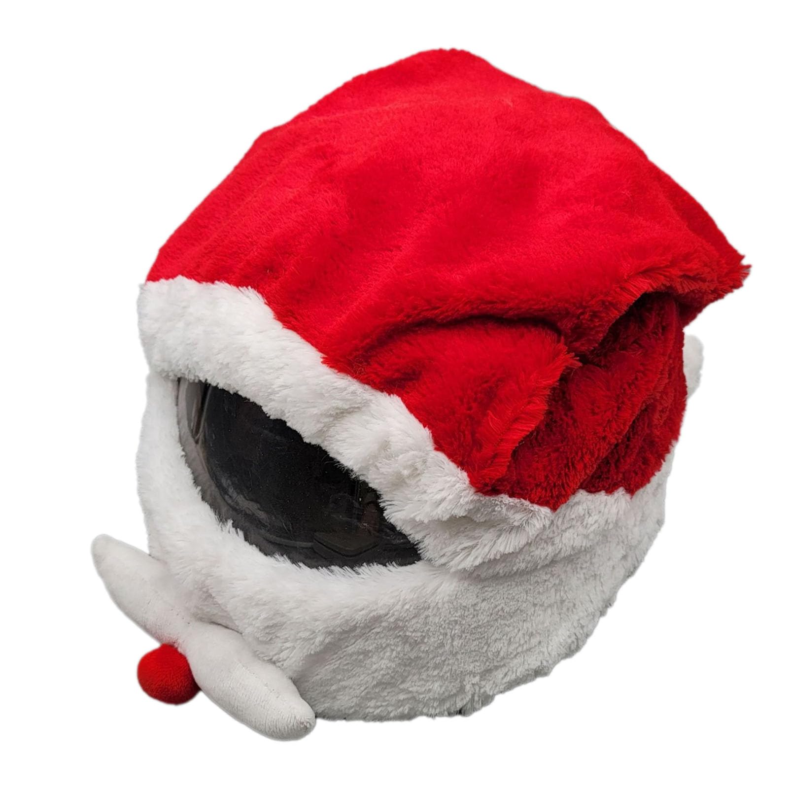 Weihnachten Santa Motorrad Helm Abdeckung Krippe Helm Abdeckung Santa Weihnachten Hut Dekoration Zubehör für Outdoor Reiten Radfahren von Senrusa