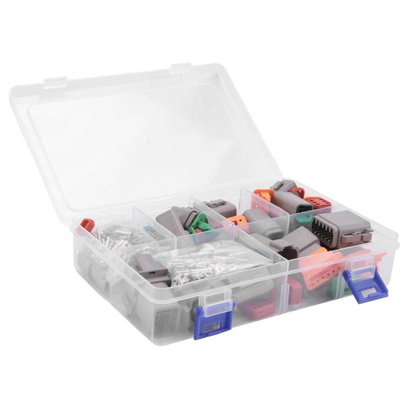 Seprendi Elektrischer Draht-Verbindungsstecker, 8 Sets 2 3 4 6 8 12 Pin für Deutsch DT Connector Sortiment Kit von Seprendi