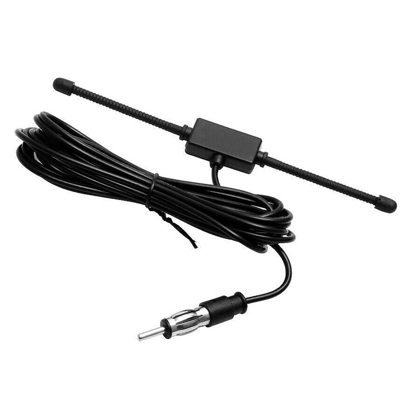 Sessleger 1 x Universal-Antenne für Auto, Boot, Stereo, AM, FM, Dipol, aus Glas, Antenne, Radio, Schwarz von Sessleger