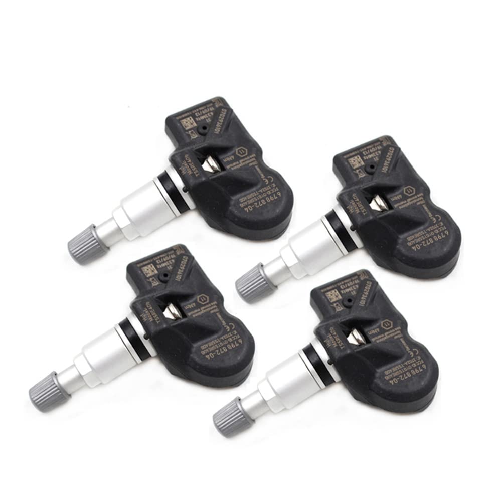 Sessleger 4 Stück Serie/Set 433 MHz für 5 6 7 X1 X3 X4 36106798872 36106874830 TPMS Reifendrucküberwachungssystem TPMS von Sessleger