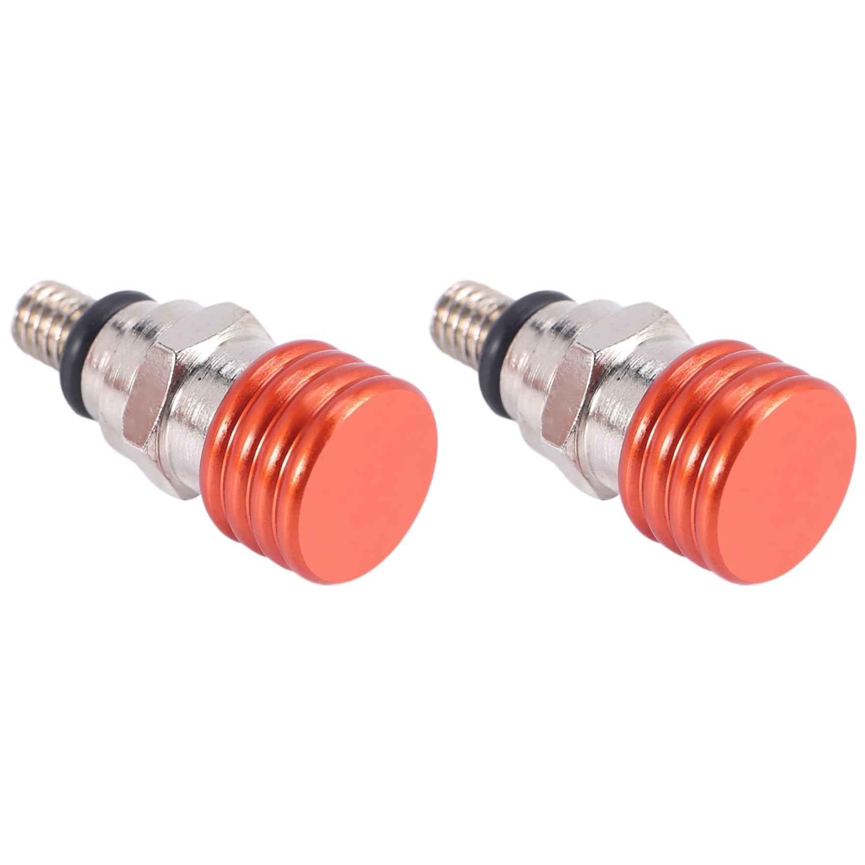 Sessleger Entlüftungsventile für Motocross-Gabel M4X7Mm für 85 125 144 200 250 300 350 450 EXC XC XCW Entlüftungsventil mit Schrauben, Orange von Sessleger